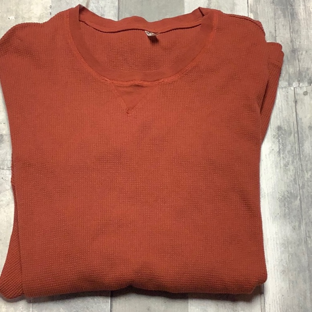 Free People Crop Long Sleeve Top